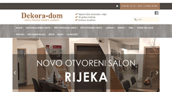 Desktop Screenshot of dekora-dom.hr
