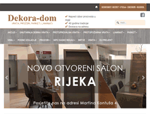 Tablet Screenshot of dekora-dom.hr